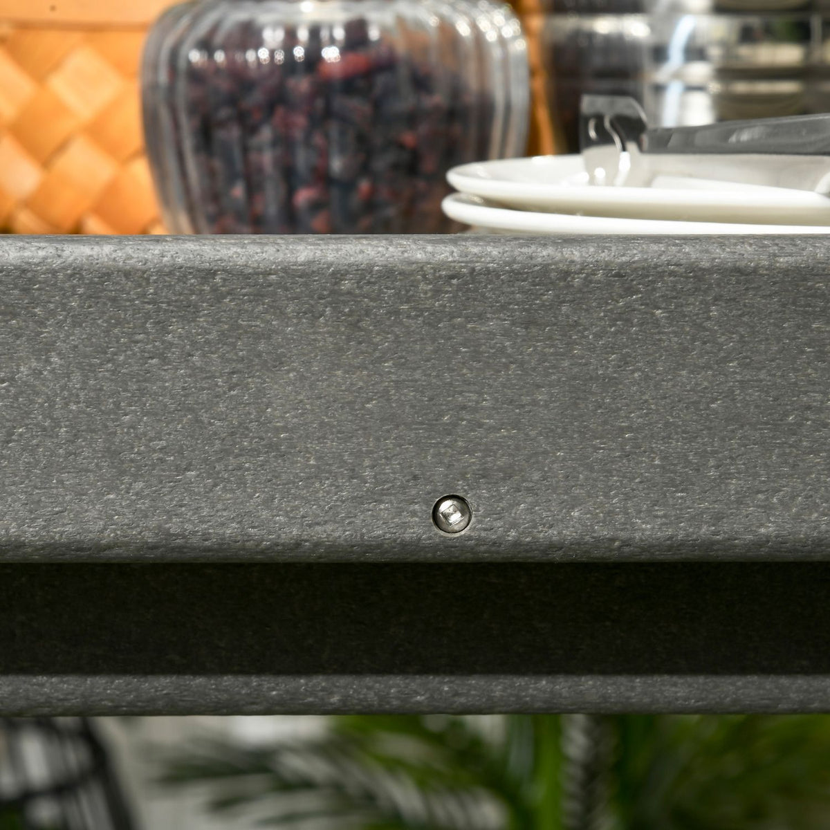 Serving Trolley Barbecue Trolley With Towel Rack, Garden Trolley With 2 Shelves, Outdoor Multifunctional Table, 87X50X80Cm