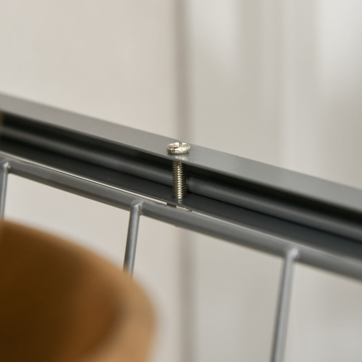 Serving trolley kitchen trolley with metal baskets 36.5 x 36.5 x 89 cm kitchen trolley side trolley silver for kitchen and dining room