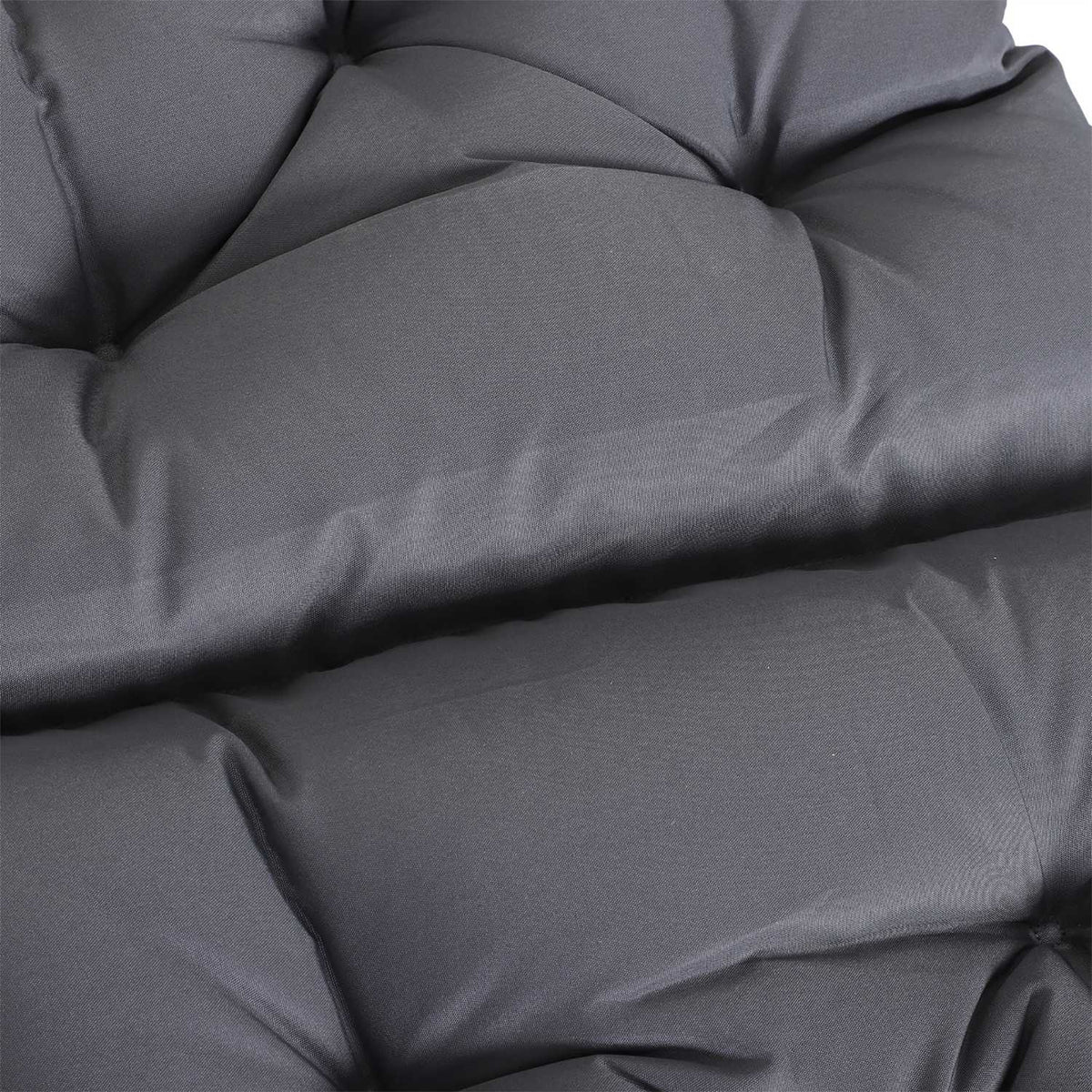 Set Of 2 Cushions For Low-Back Chair Cushions, Seat Cushions, Garden Cushions, Grey