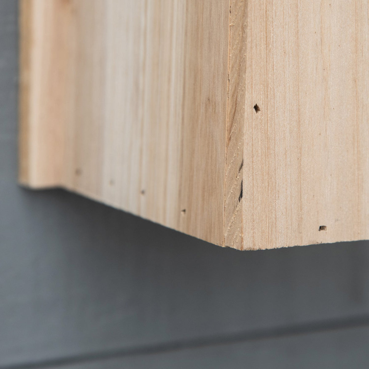 Set Of 2 Wild Bird Nesting Boxes For Small Birds Wooden Bird House Bird Feeder Natural 15 X 14 X 30 Cm