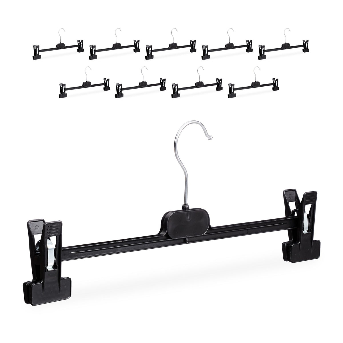Set of 10 Plastic Pants Holders