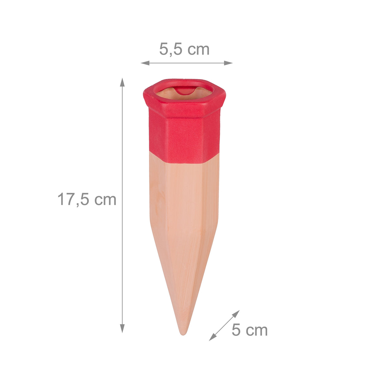 Set of 10 clay cones