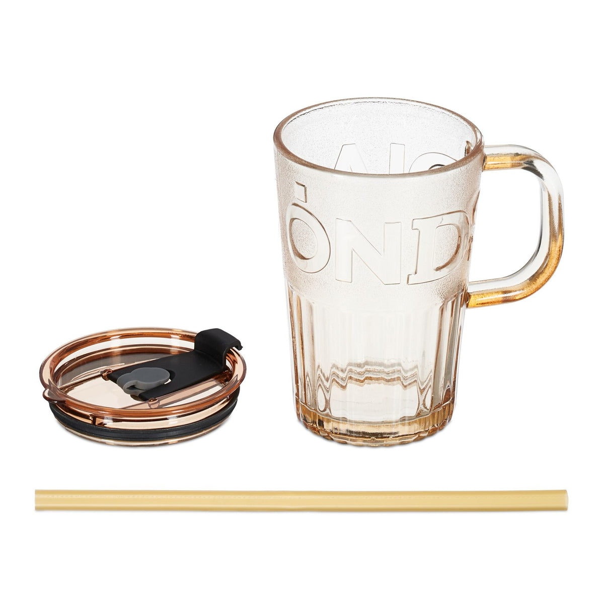 Set of 10 drinking glasses with handles