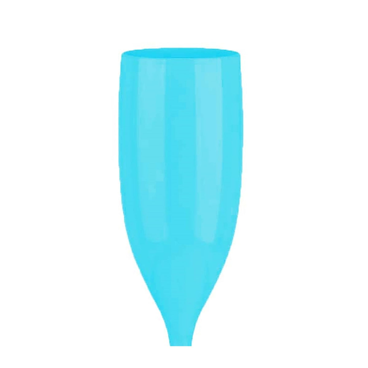 Set of 12 Shatterproof Plastic Champagne Flutes