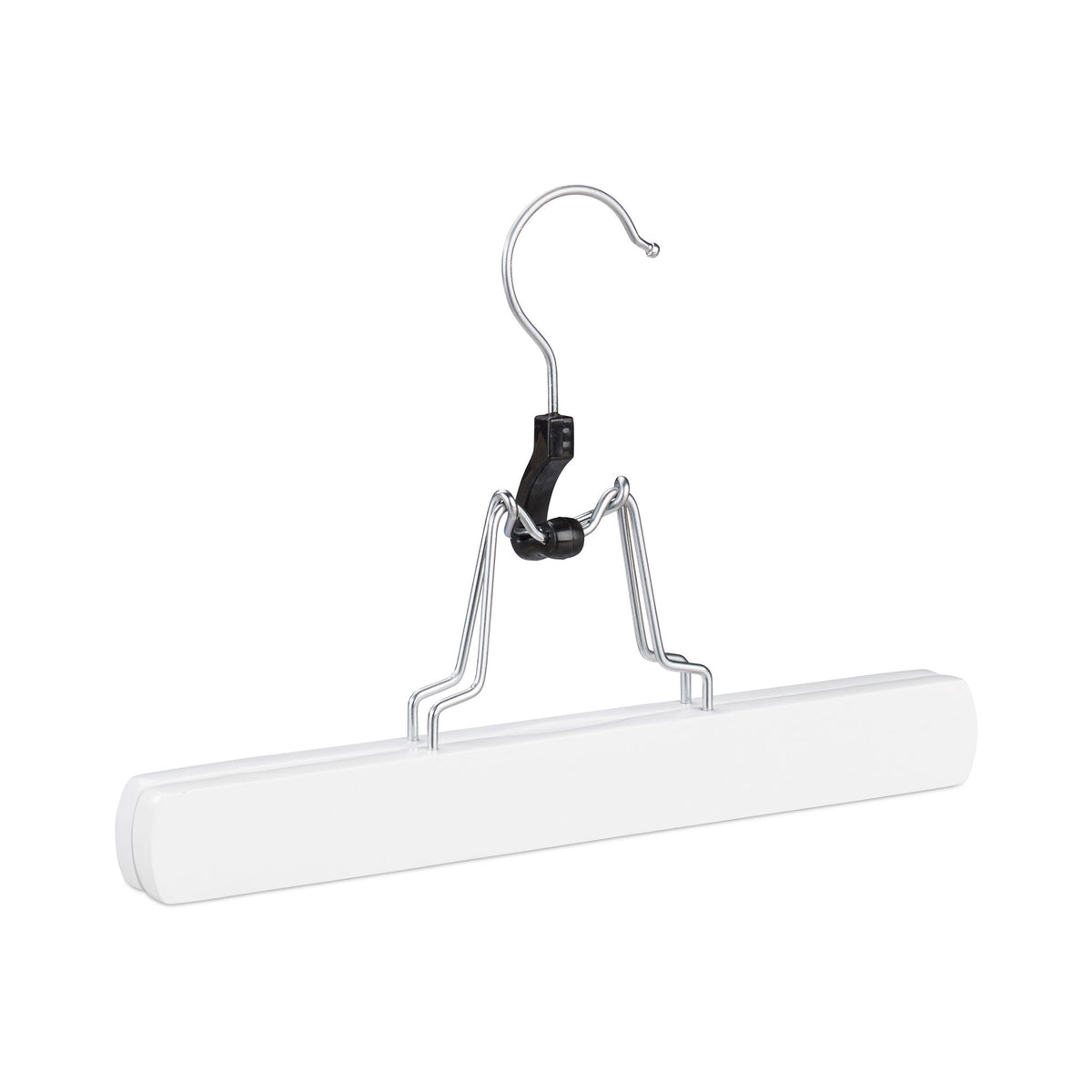 Set of 12 White Trouser Hangers