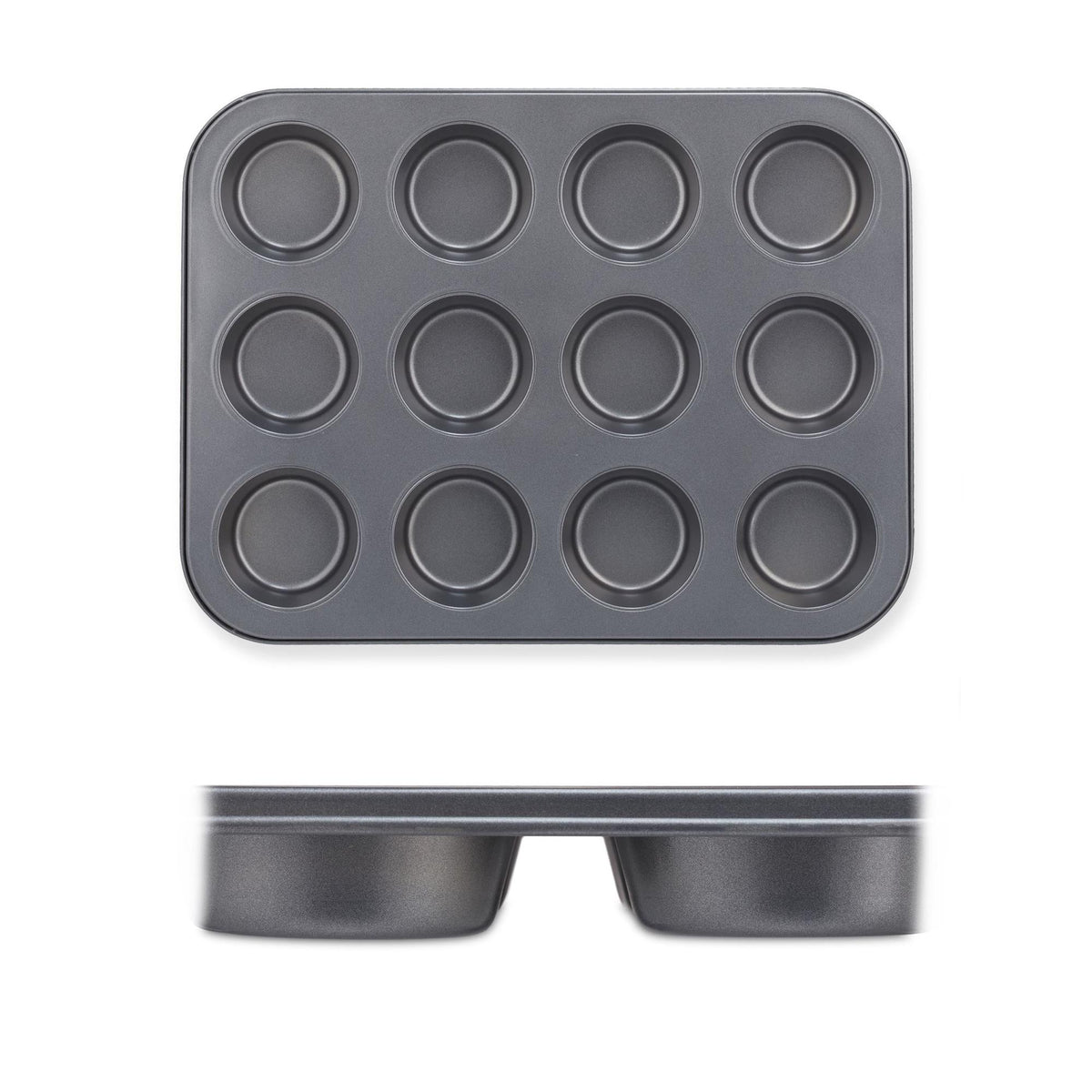 Set of 12 muffin tins in a set of 2