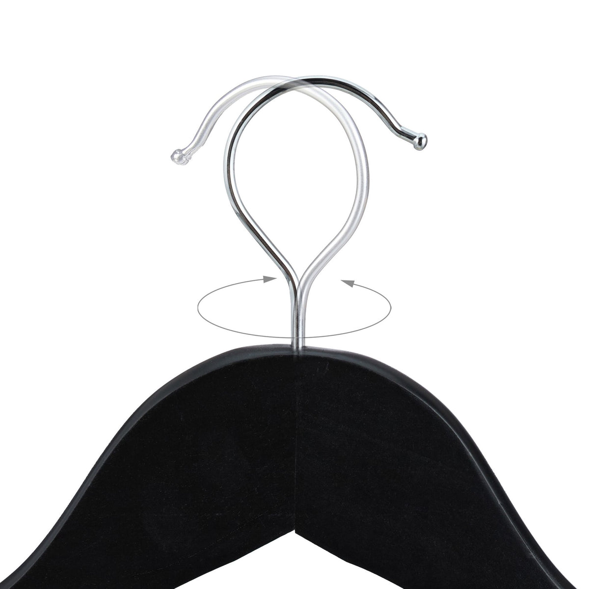 Set of 20 wooden clothes hangers for children