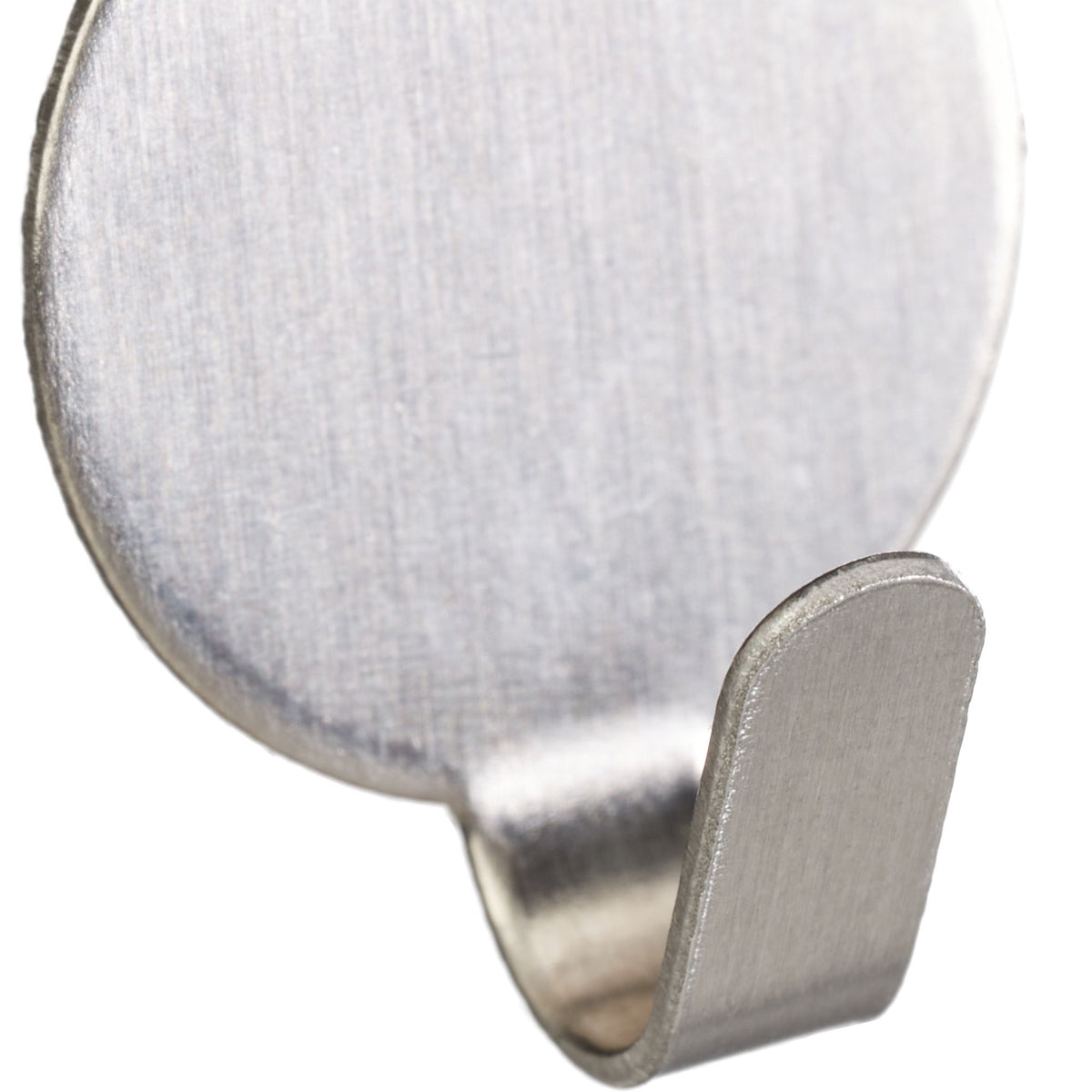 Set of 24 self-adhesive stainless steel hooks