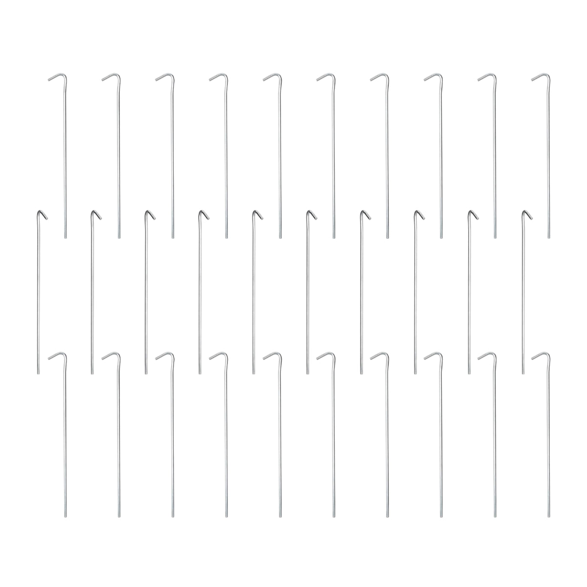 Set of 25 tent pegs