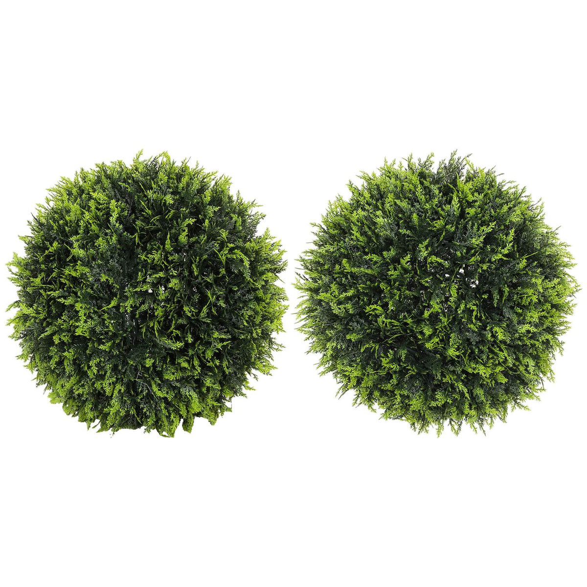 Set of 2 Artificial Cedar, 45cm Houseplant, Artificial Plant, Decorative Plant, Decorative Plants for Home, Office, Hallway, Garden, Green