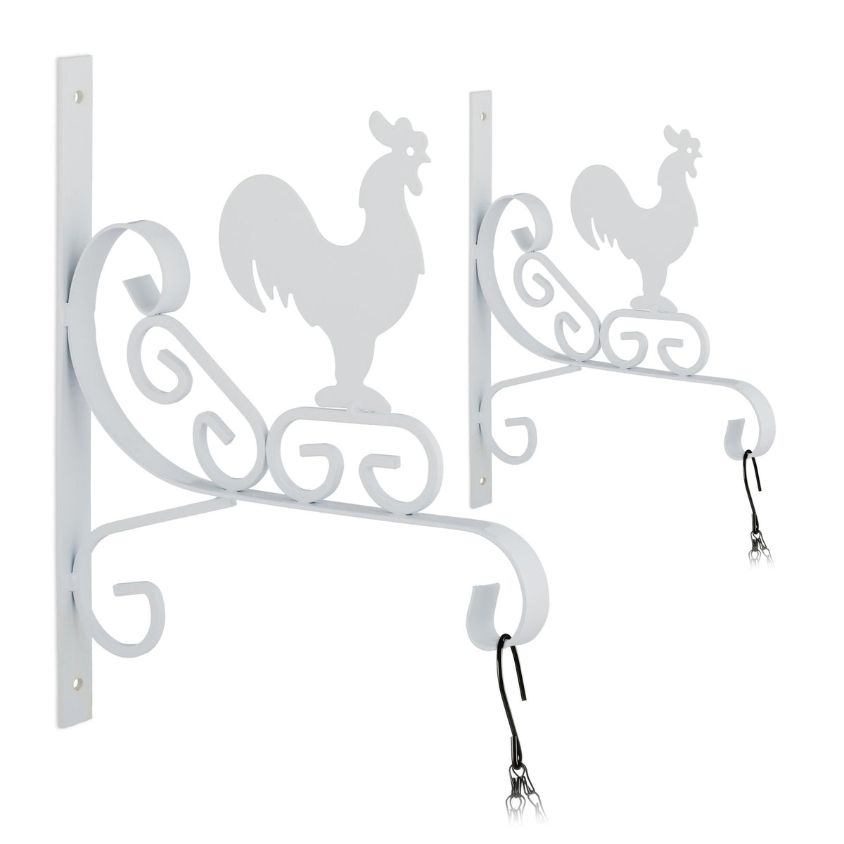 Set of 2 Hanging Basket Brackets