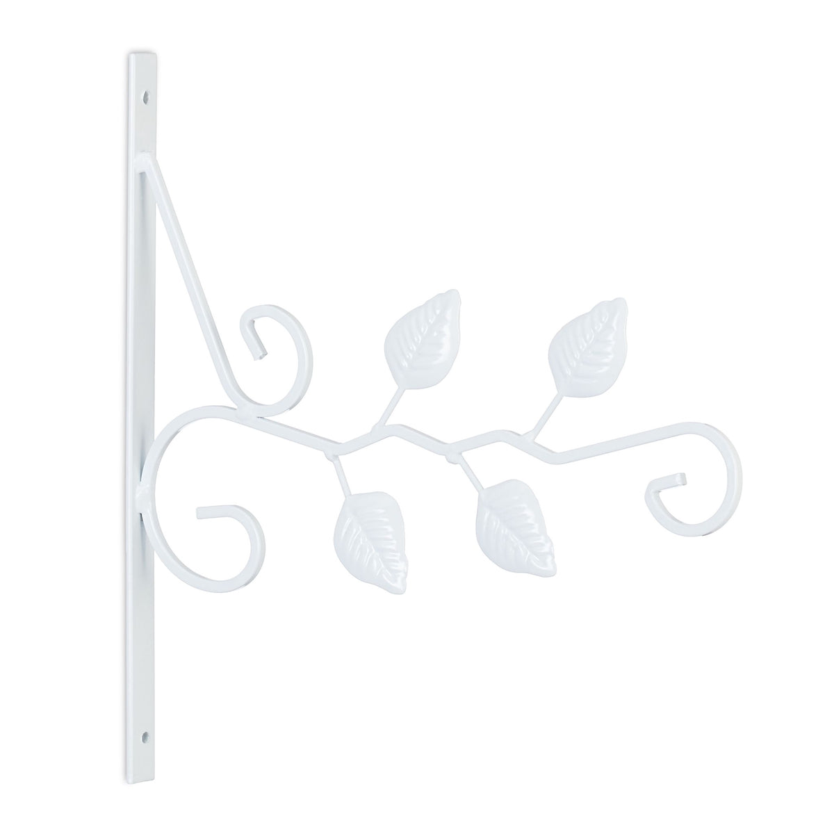 Set of 2 Hanging Basket Brackets Leaves