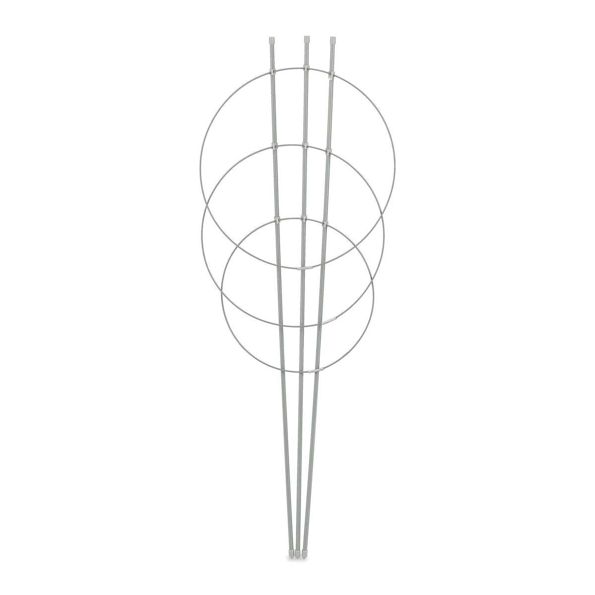 Set of 2 Round Grey Trellises, 76 cm