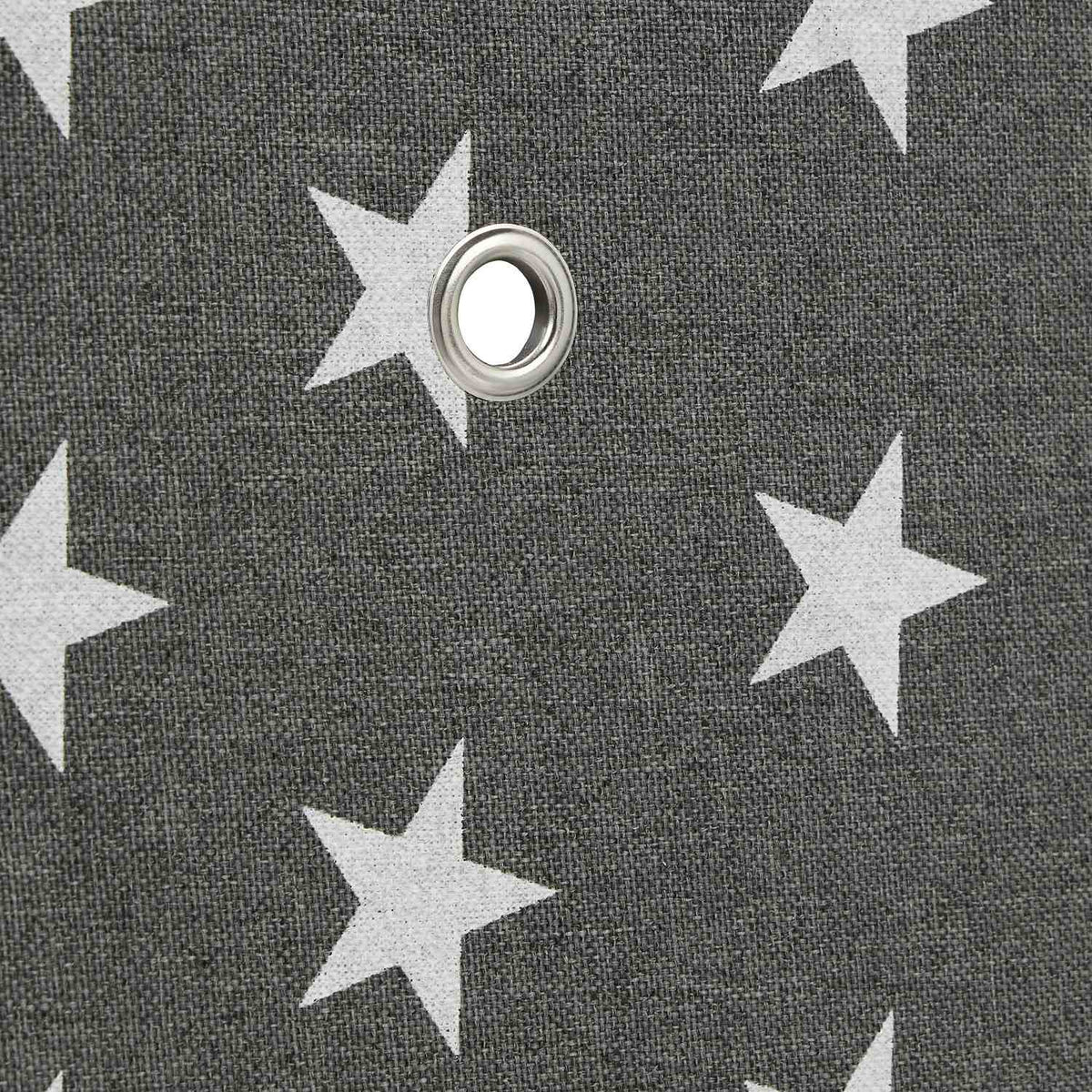 Set of 2 Star Motif Storage Boxes, Fabric Organizers