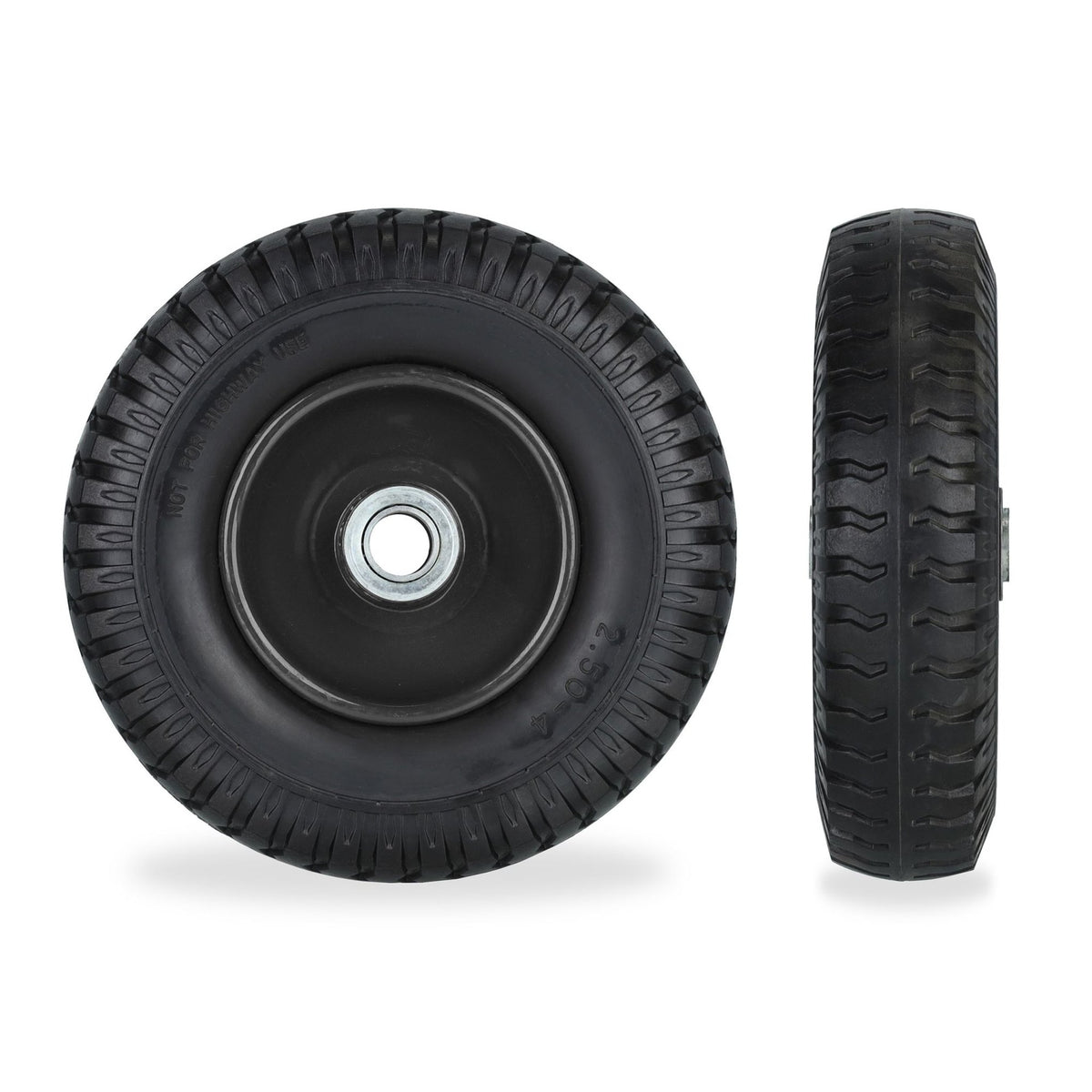 Set of 2 Wheelbarrow Wheels 2.50-4