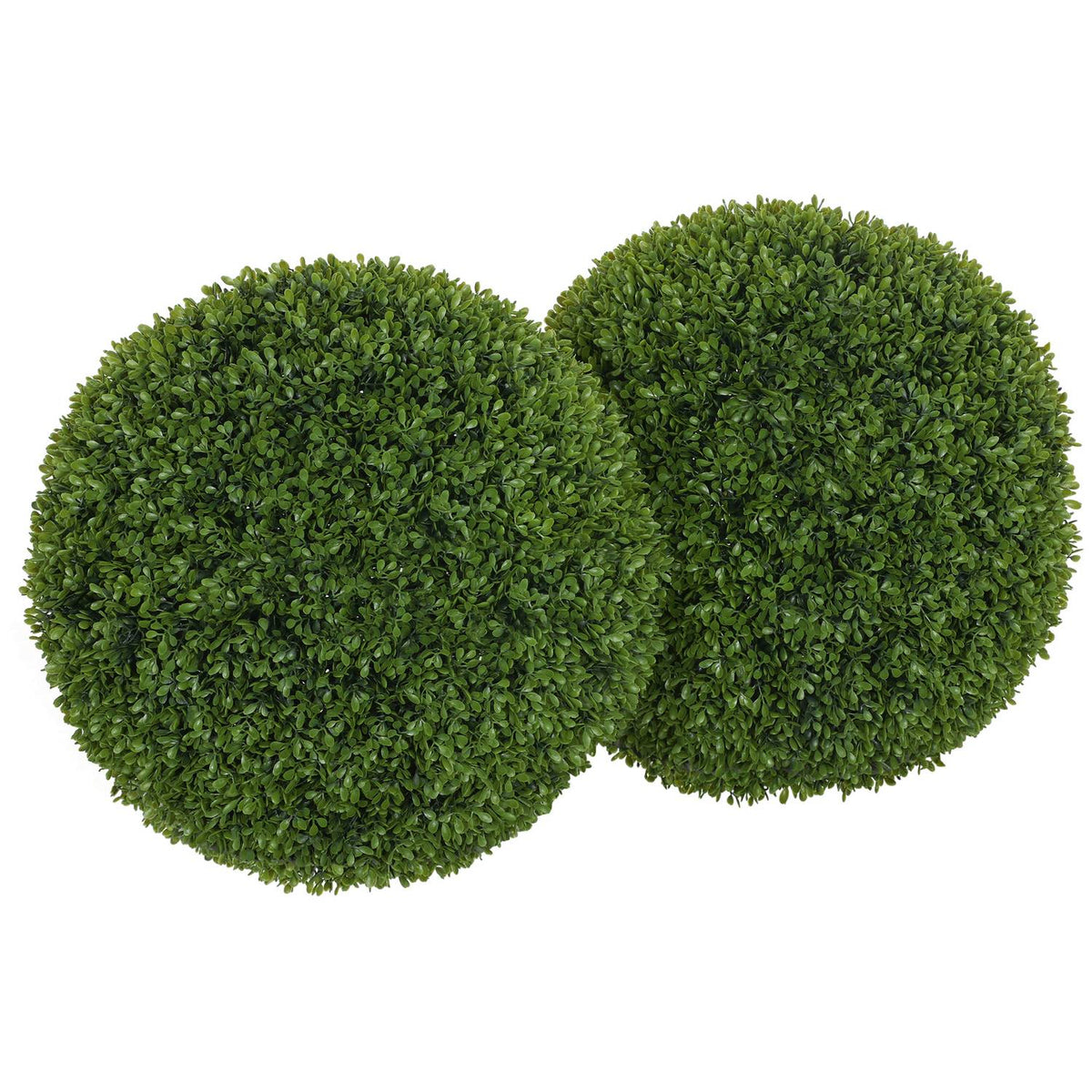 Set of 2 artificial boxwood balls 40 cm artificial plants, plastic artificial plants boxwood balls, fake plant for living room, bedroom, office, garden, modern decoration gift
