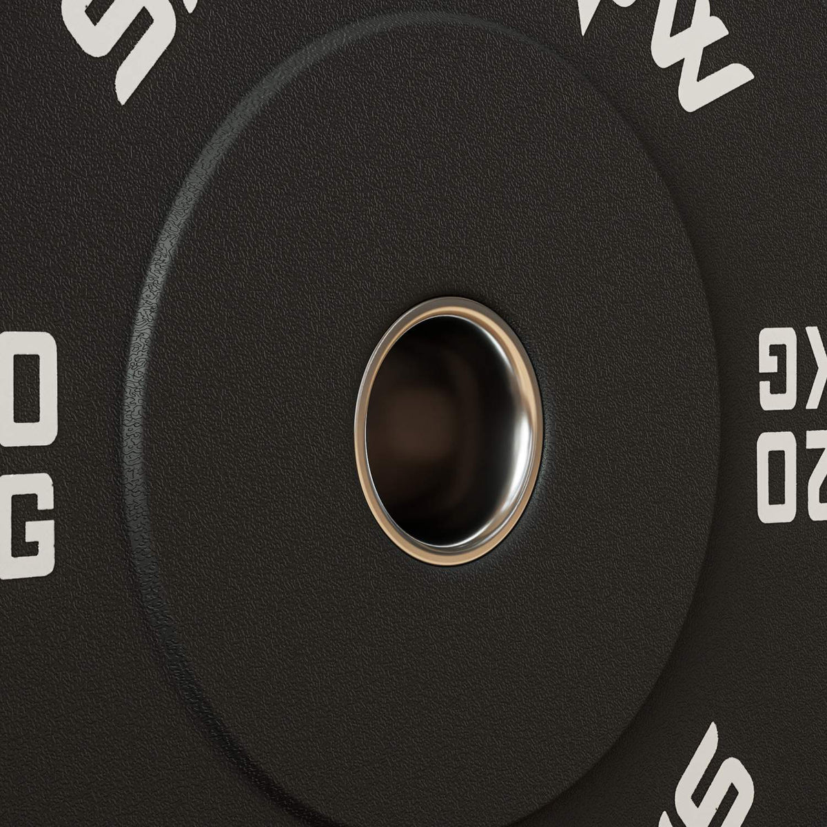 Set of 2 dumbbell weights, 2 x 20kg weights, weight plate set, weight plates for 5 cm dumbbell bar, Ø 50 mm bore, black