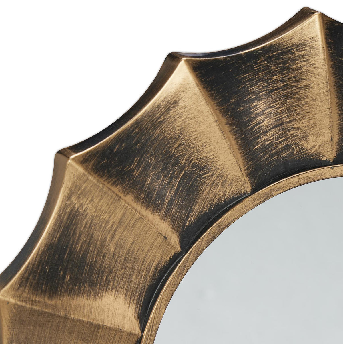 Set of 3 Gold Decorative Wall Mirrors