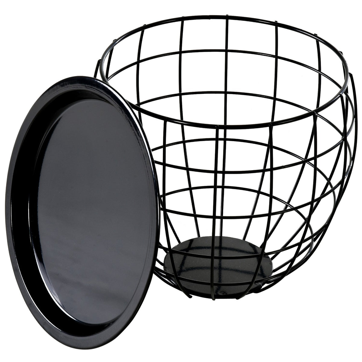 Set of 3 coffee tables, side tables, coffee tables, removable table tops, nesting tables, sofa tables for living room, bedroom, black