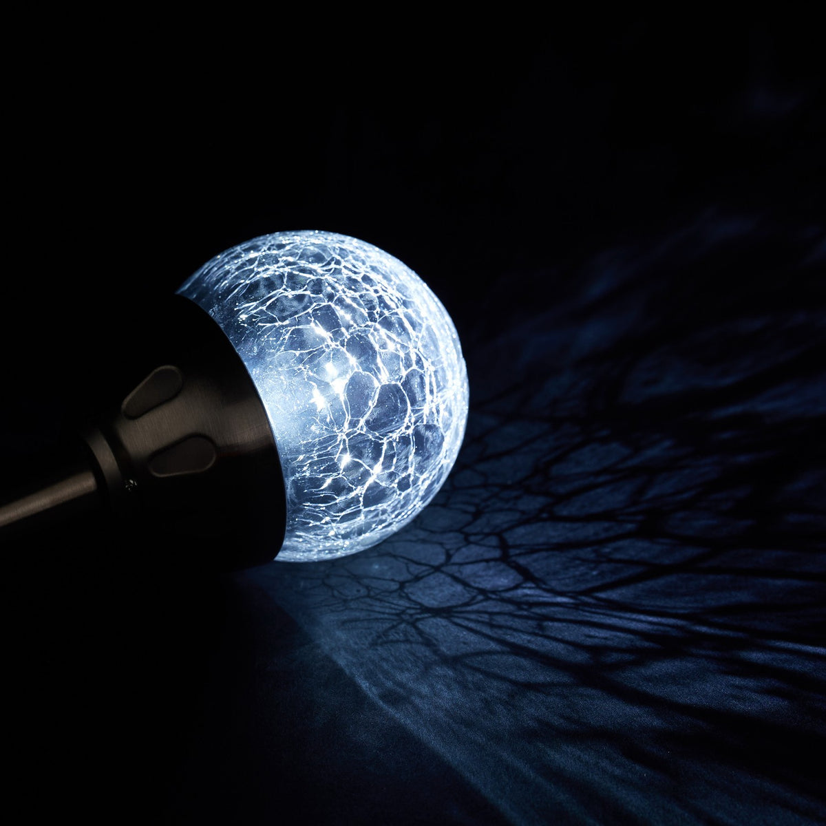 Set of 3 round solar cell lamps