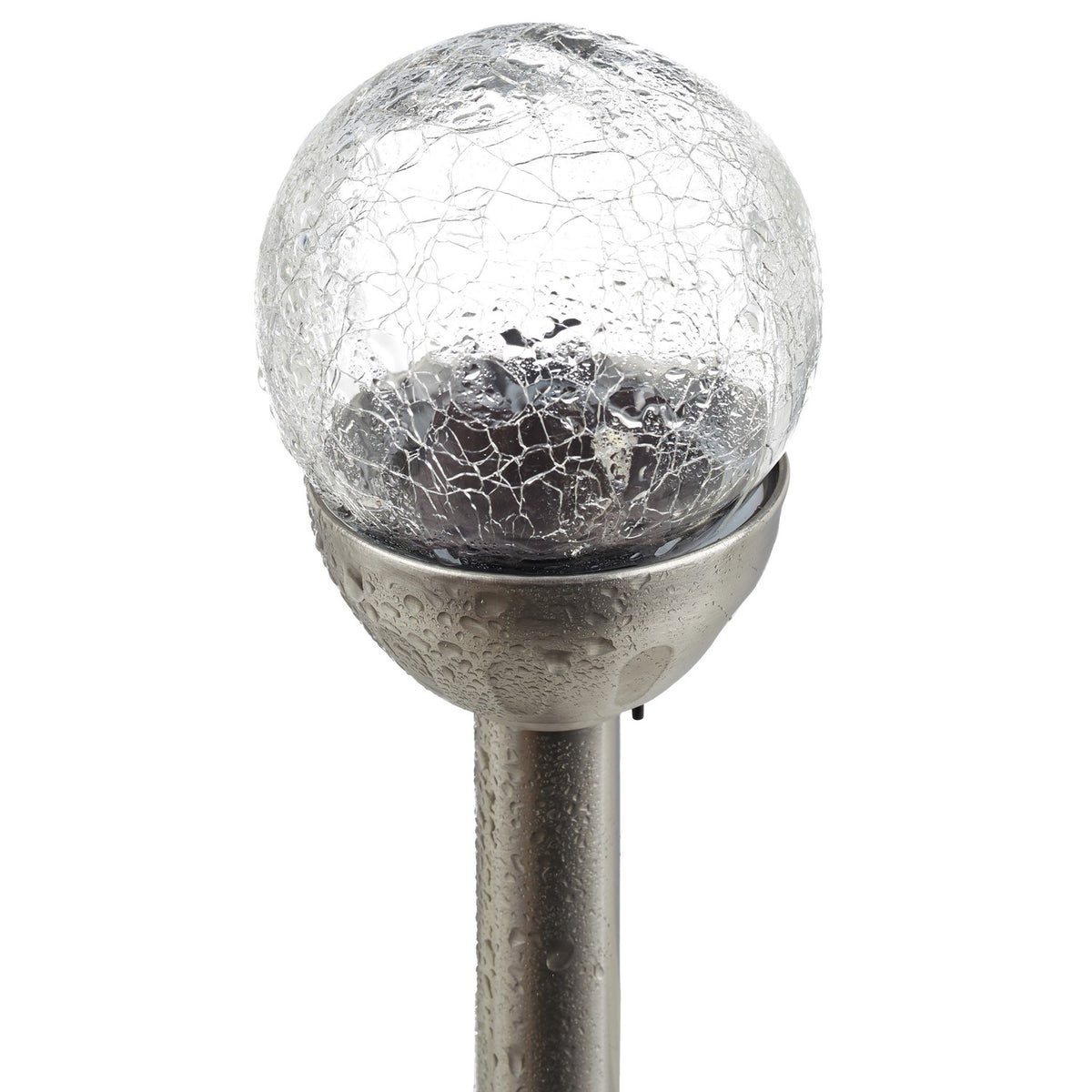 Set of 3 round solar cell lamps