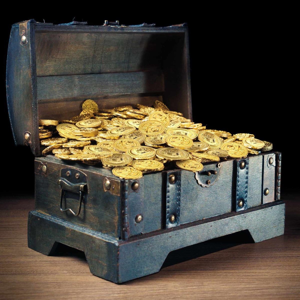 Set of 48 gold coins