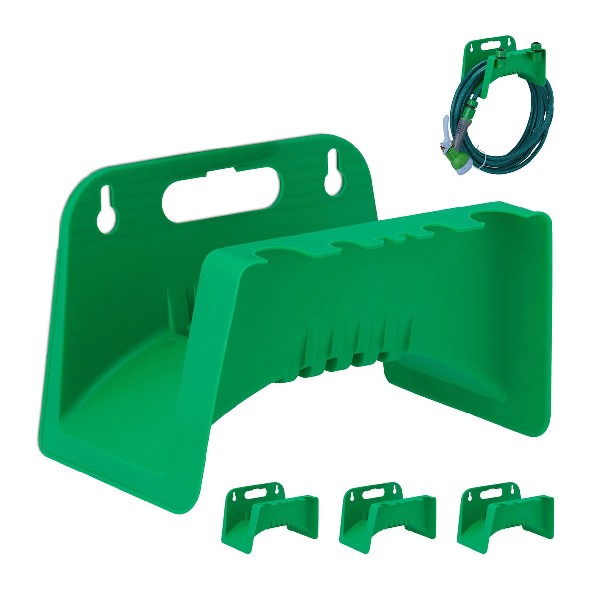 Set of 4 Hose Holders in Green