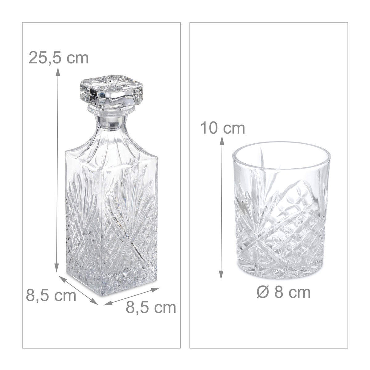 Set of 4 Whisky Glasses