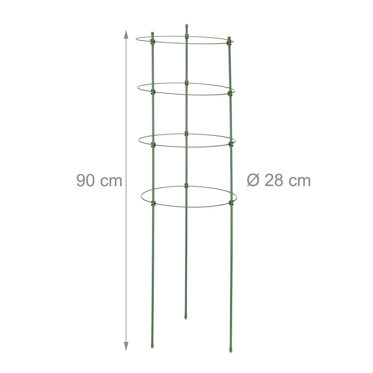 Set of 6 Plant Supports 90 cm