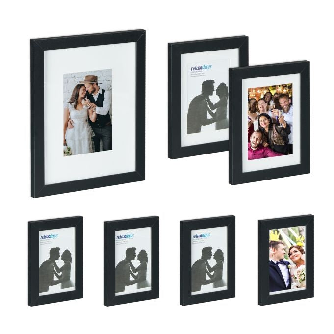 Set of 7 picture frames