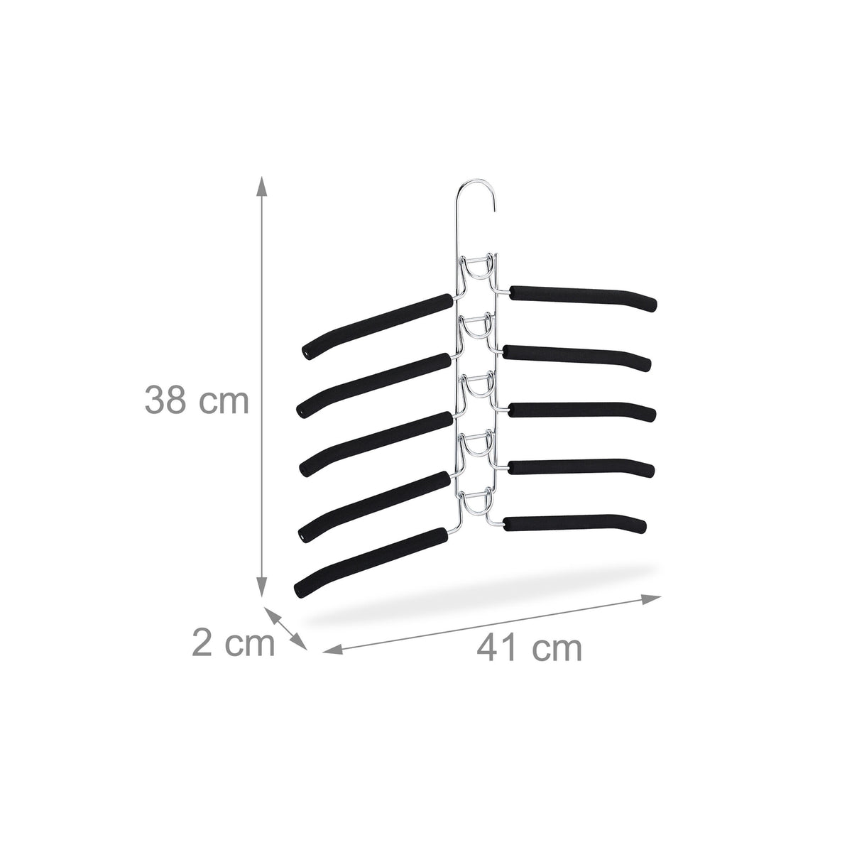 Several clothes hangers 5-pack