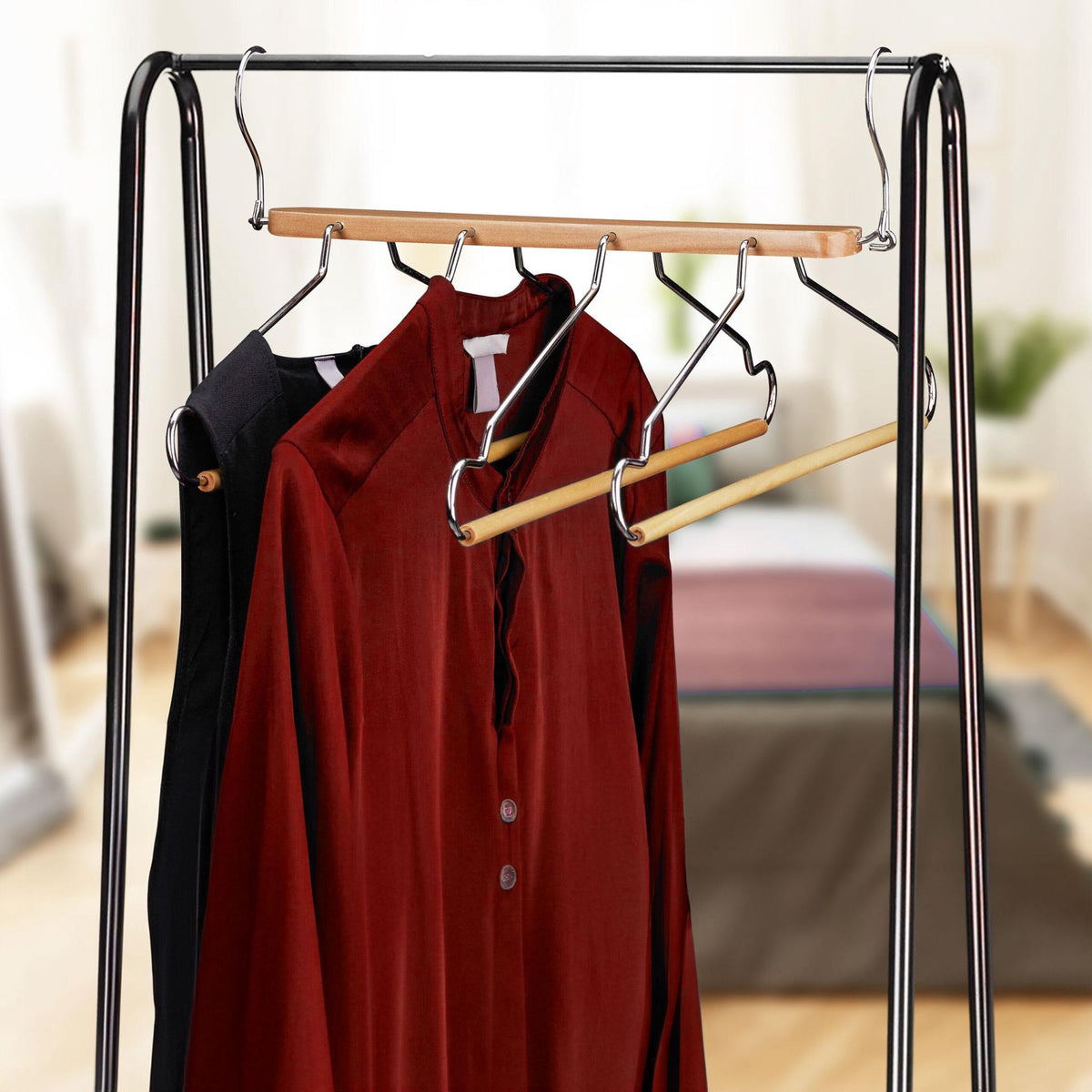 Several hangers