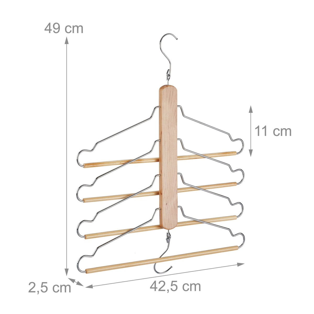 Several hangers