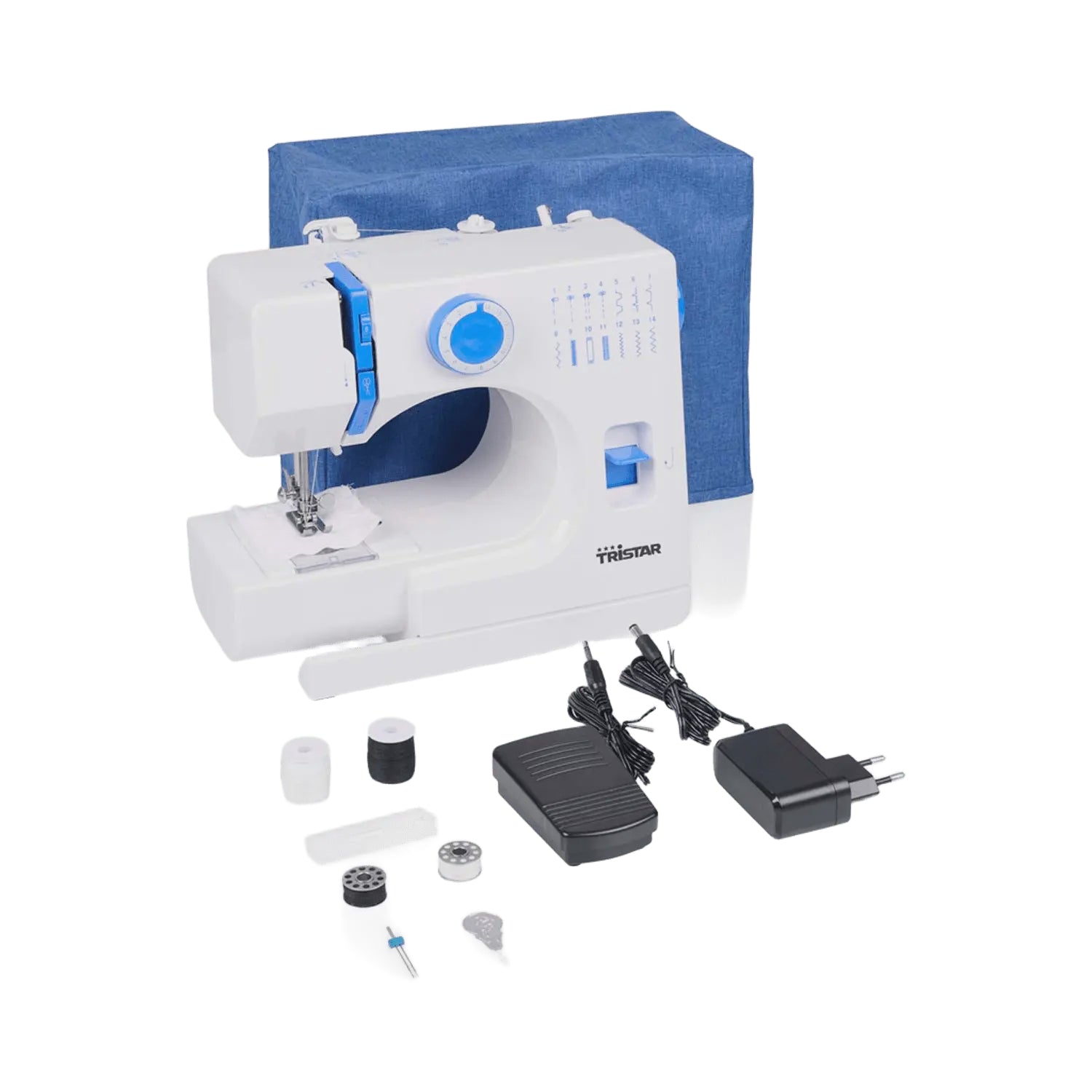 Sewing Machine with 14 Stitches, Free Arm, LED Light