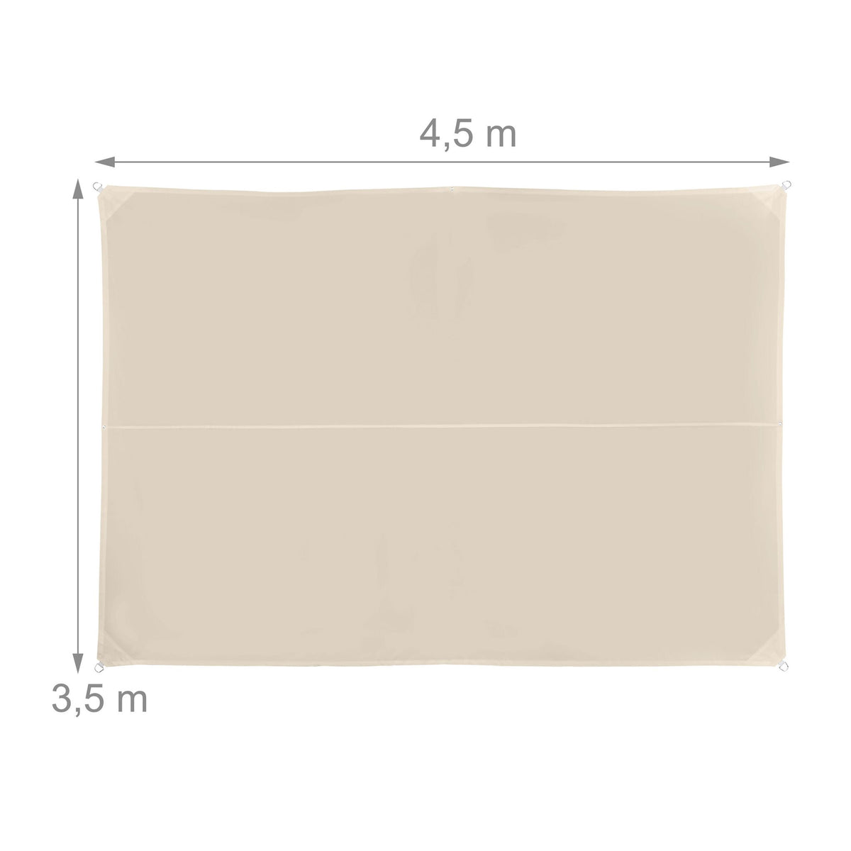 Shade Sail With Eyelets – Tear-Resistant Polyester