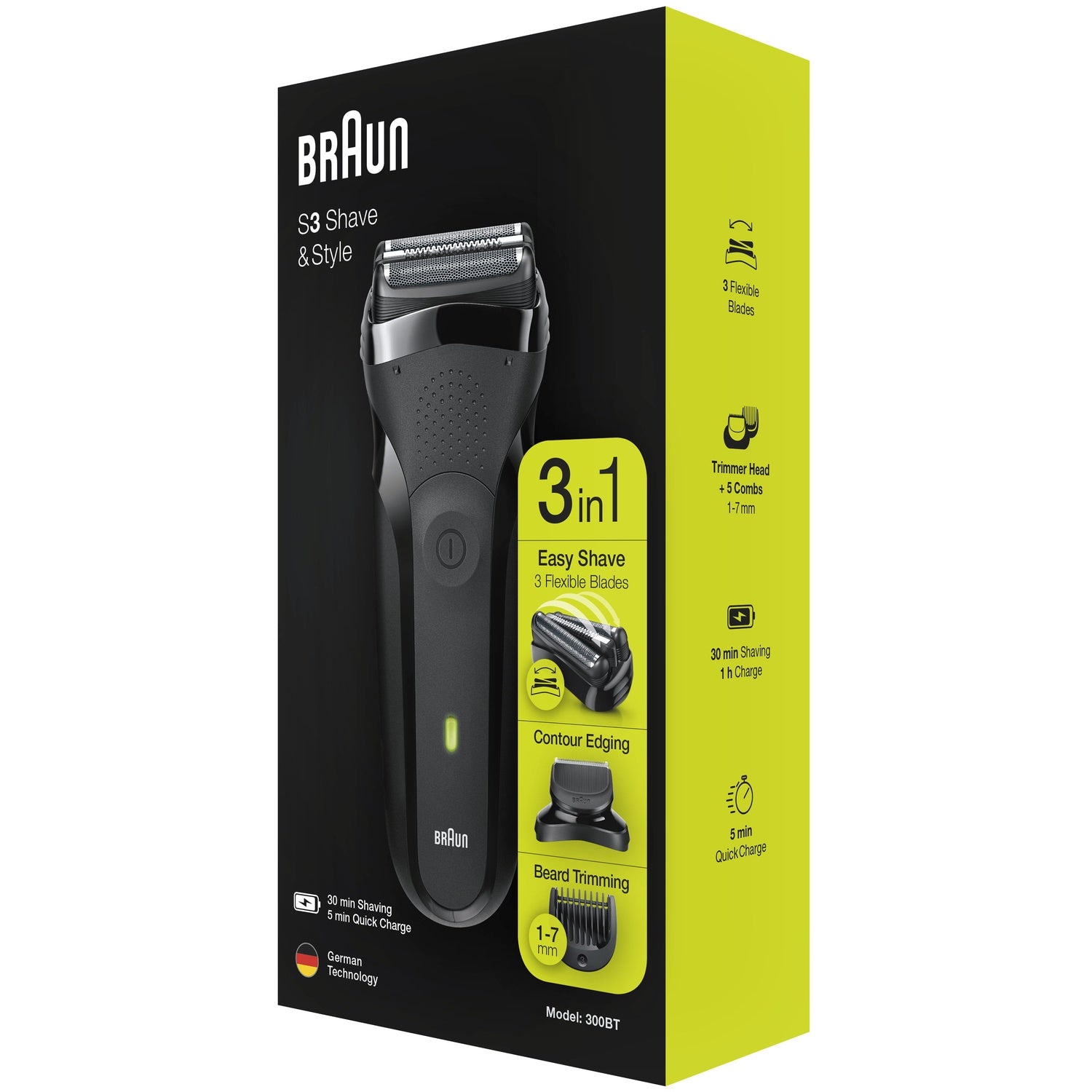 Shaver Series 3 Shave&Style 300BT