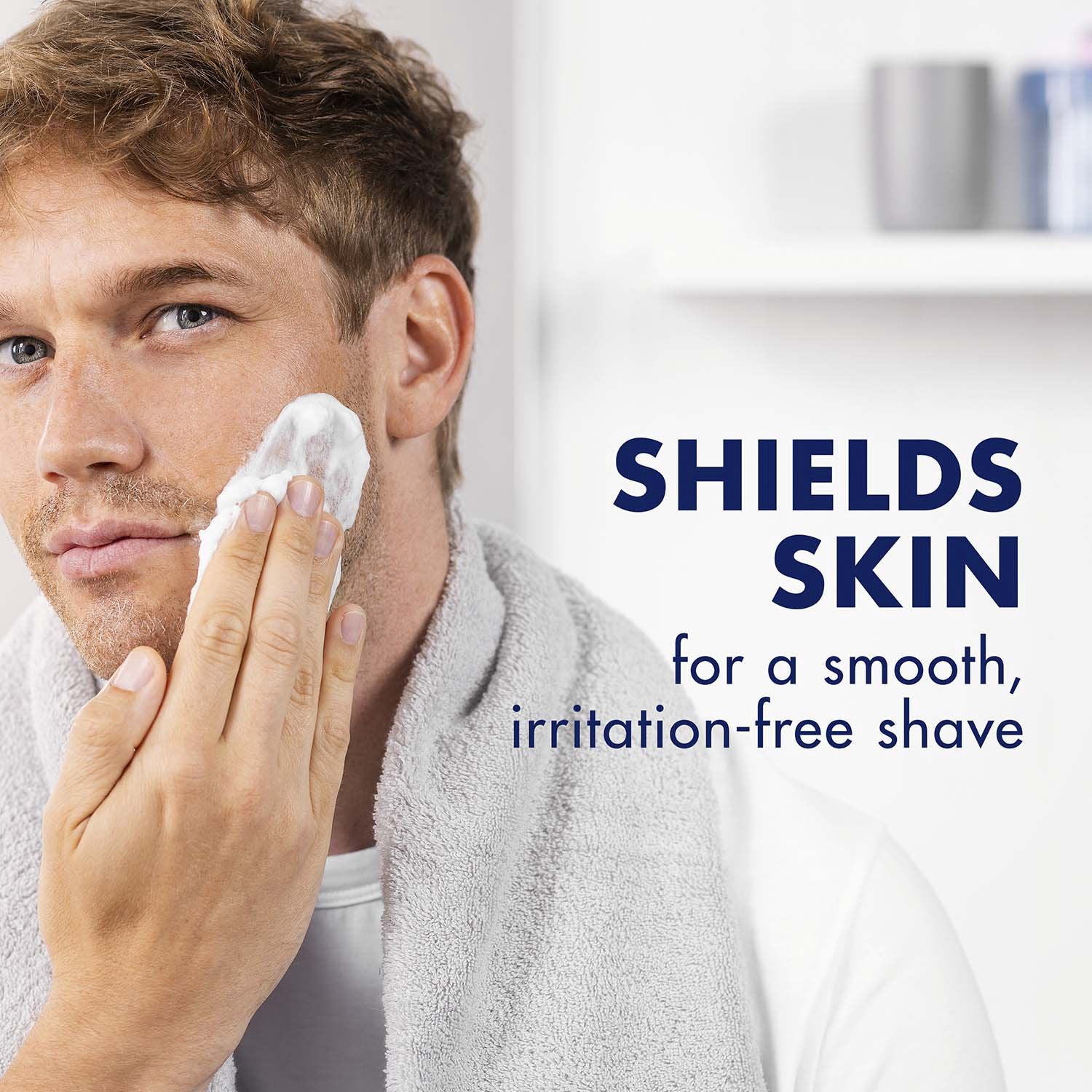 Shaving Foam for Sensitive Skin, Aloe Vera, 250ml