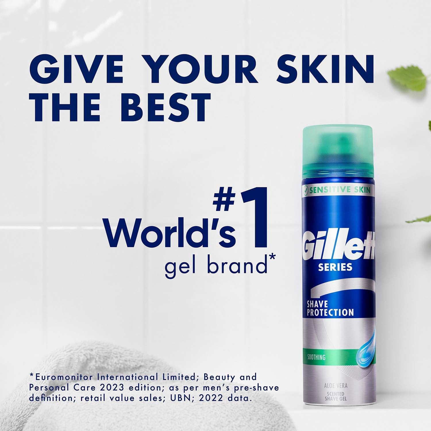Shaving Gel for Sensitive Skin with Aloe Vera, 200ml