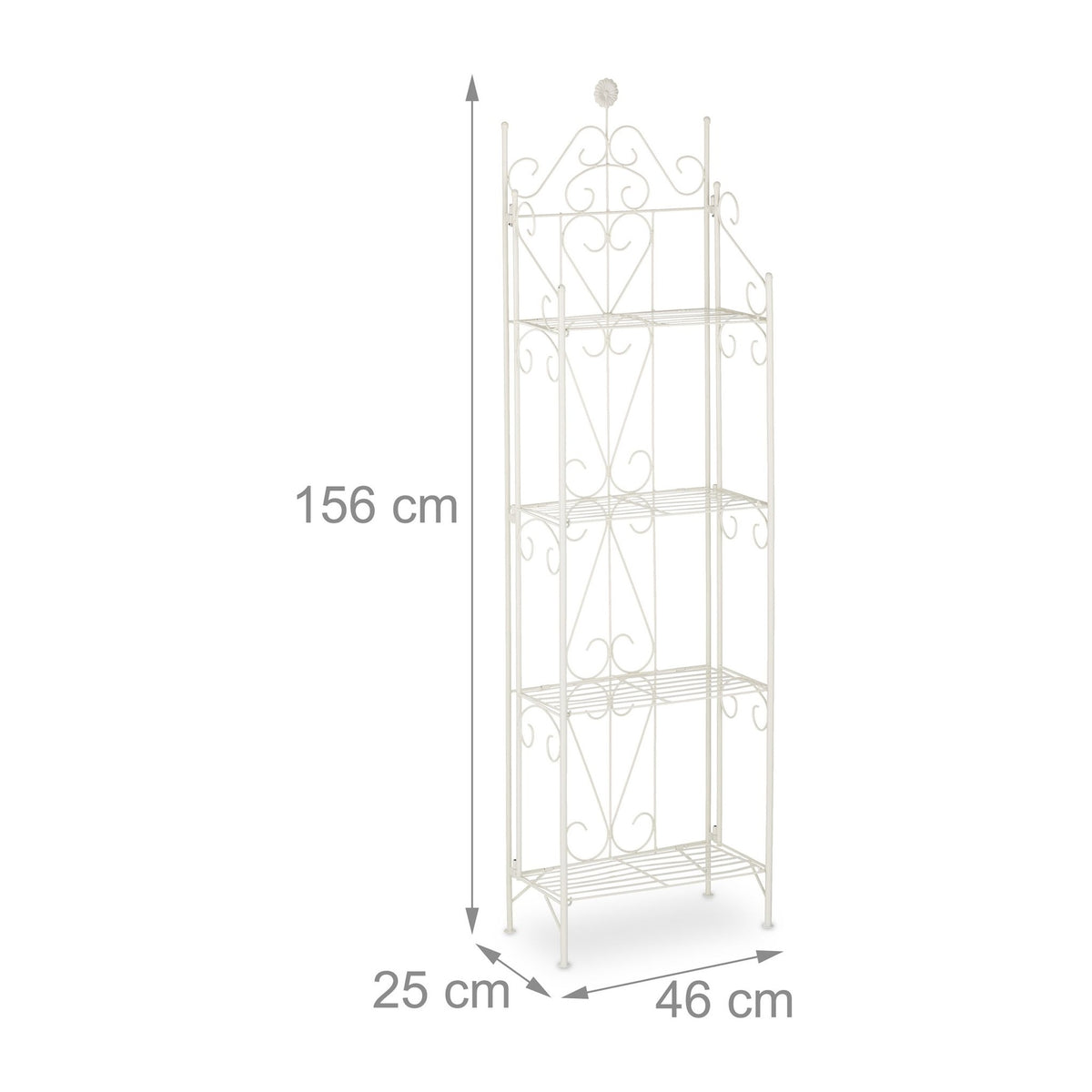 Shelf for plants Metal 4 Shelves