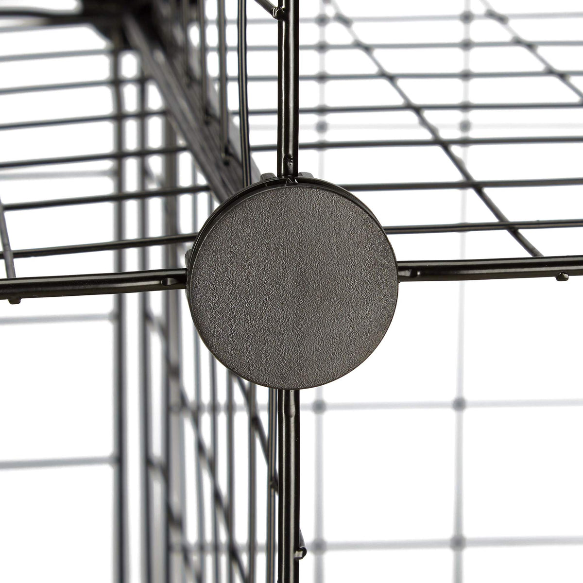 Shelf system with wire mesh 6 compartments
