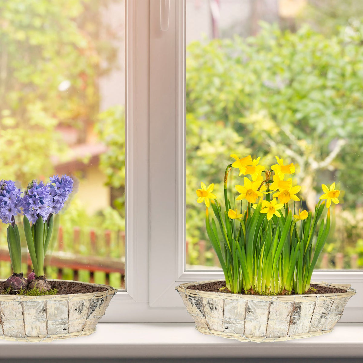 Ship-shaped flower pot - set of 3