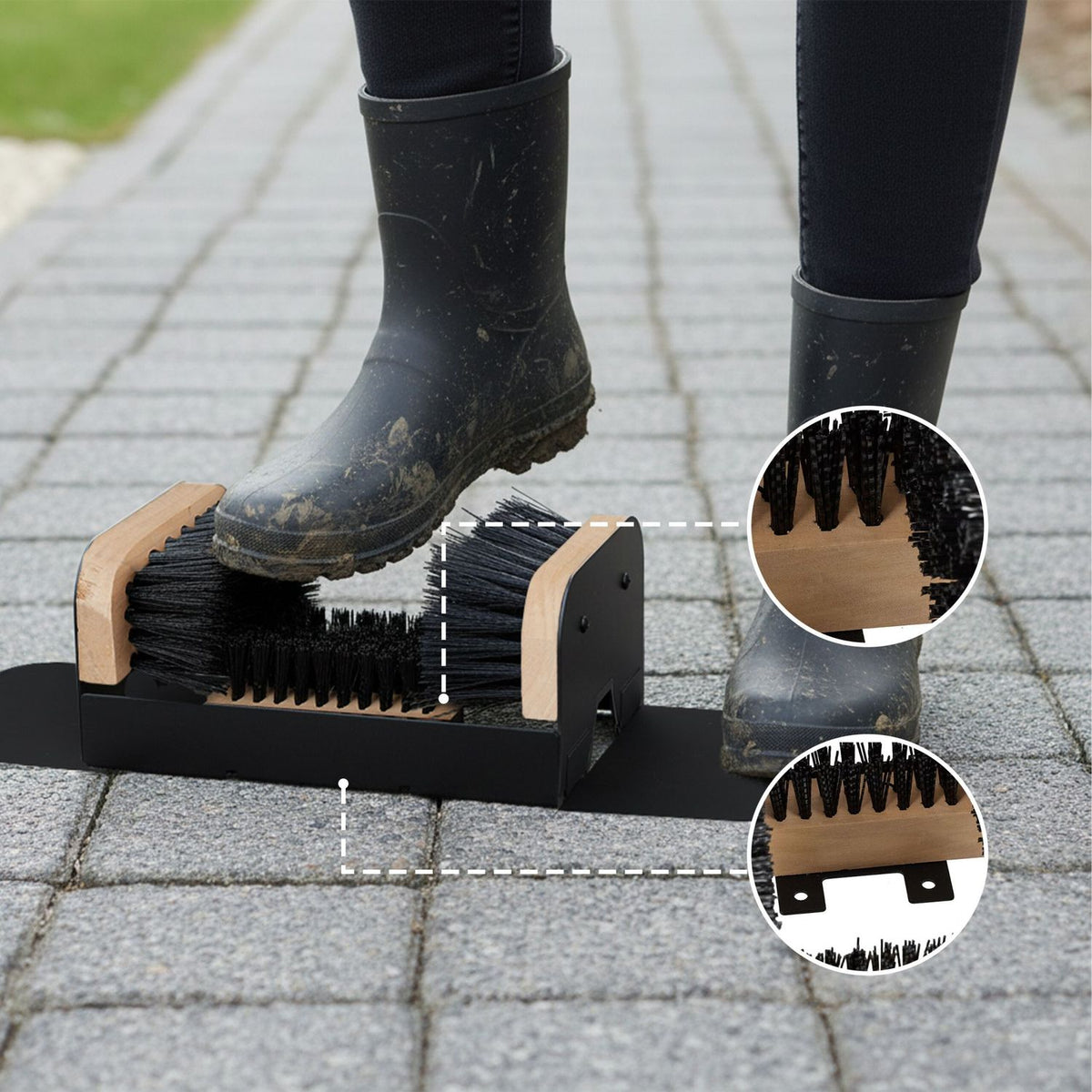 Shoe Cleaner with Surround Brushes – Easy Dirt Removal
