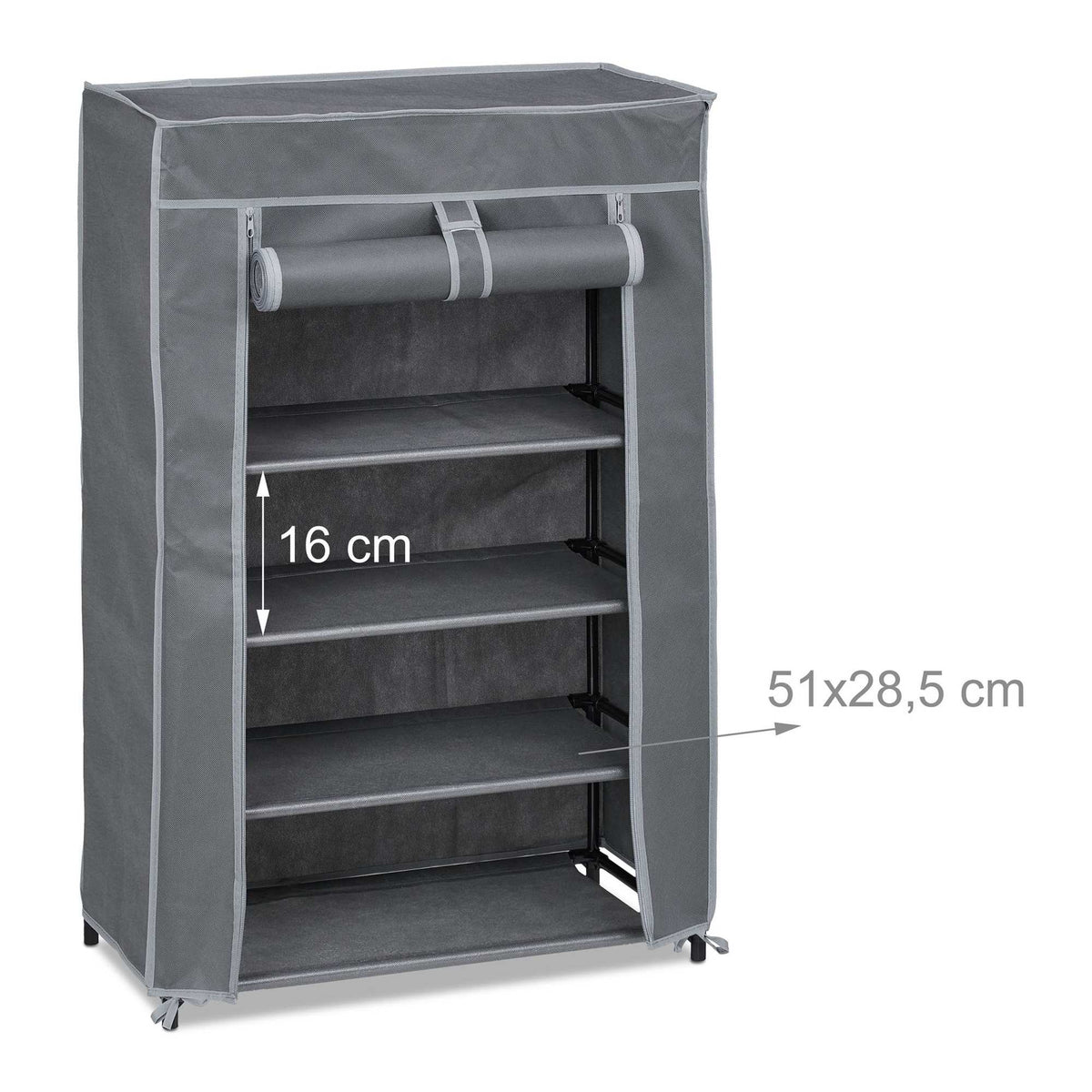 Shoe Storage with 5 Shelves