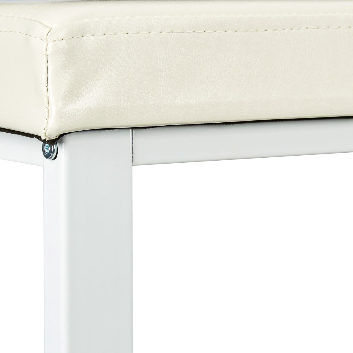 Shoe bench with padded seat