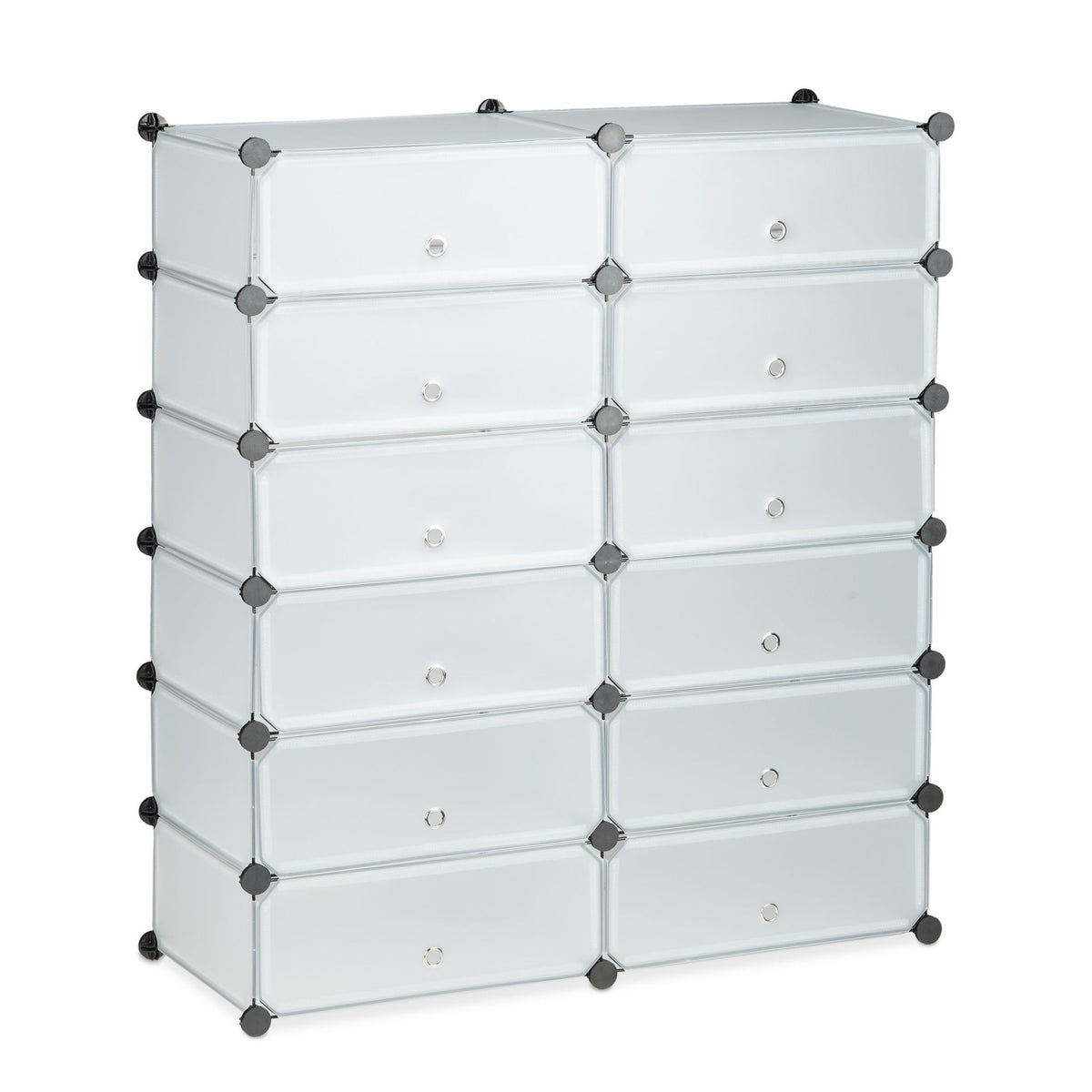 Shoe cabinet with 12 compartments