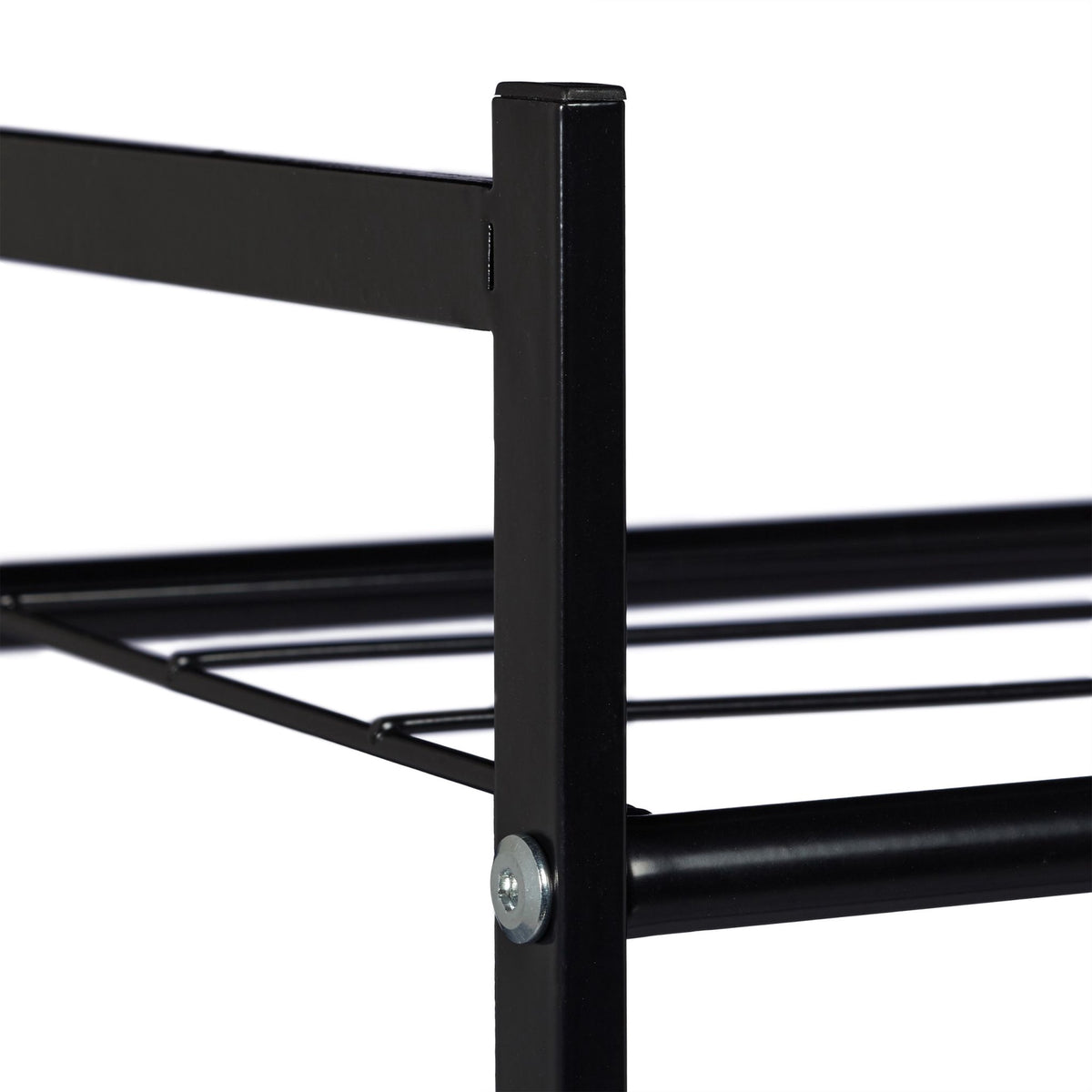 Shoe shelf with 2 levels