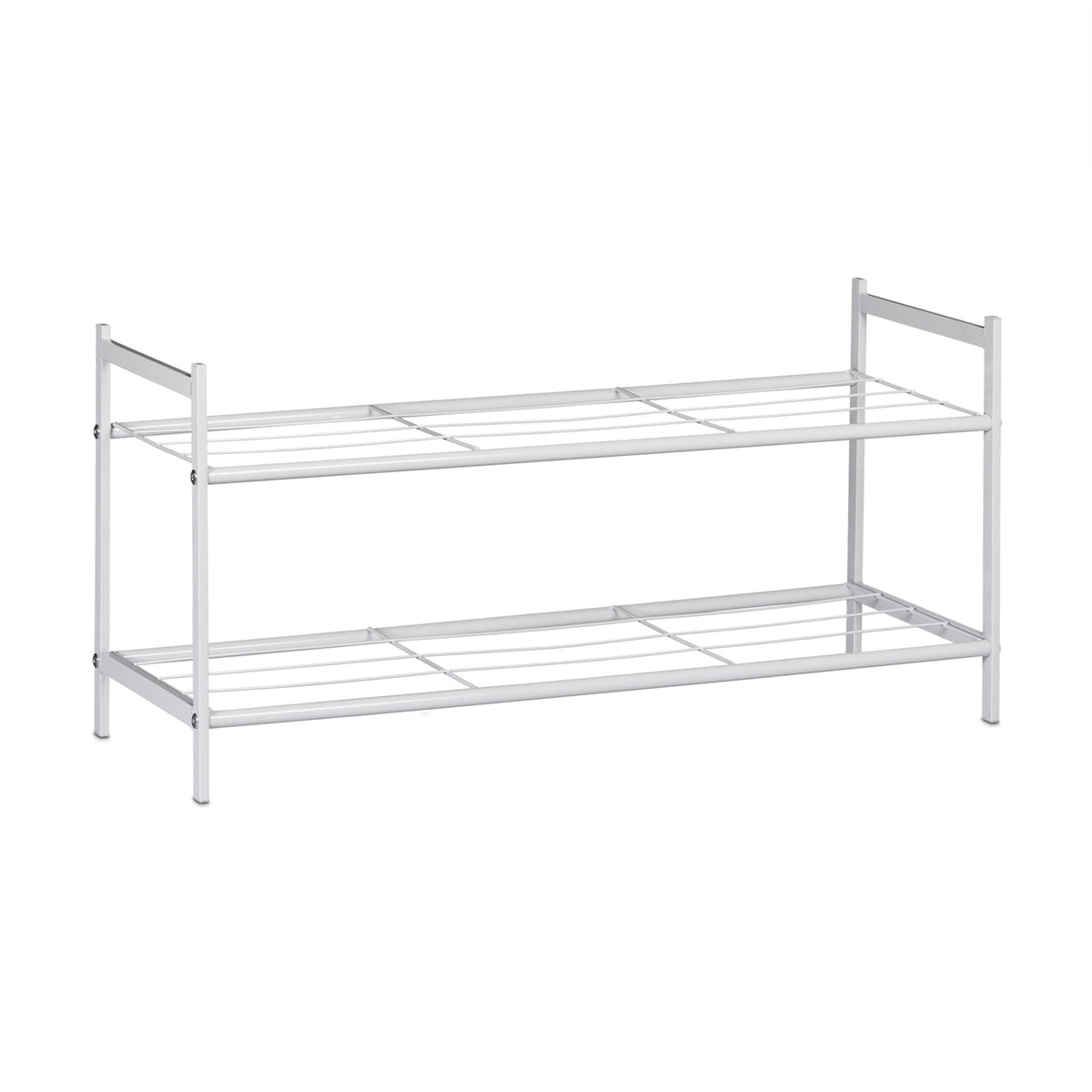 Shoe shelf with 2 levels