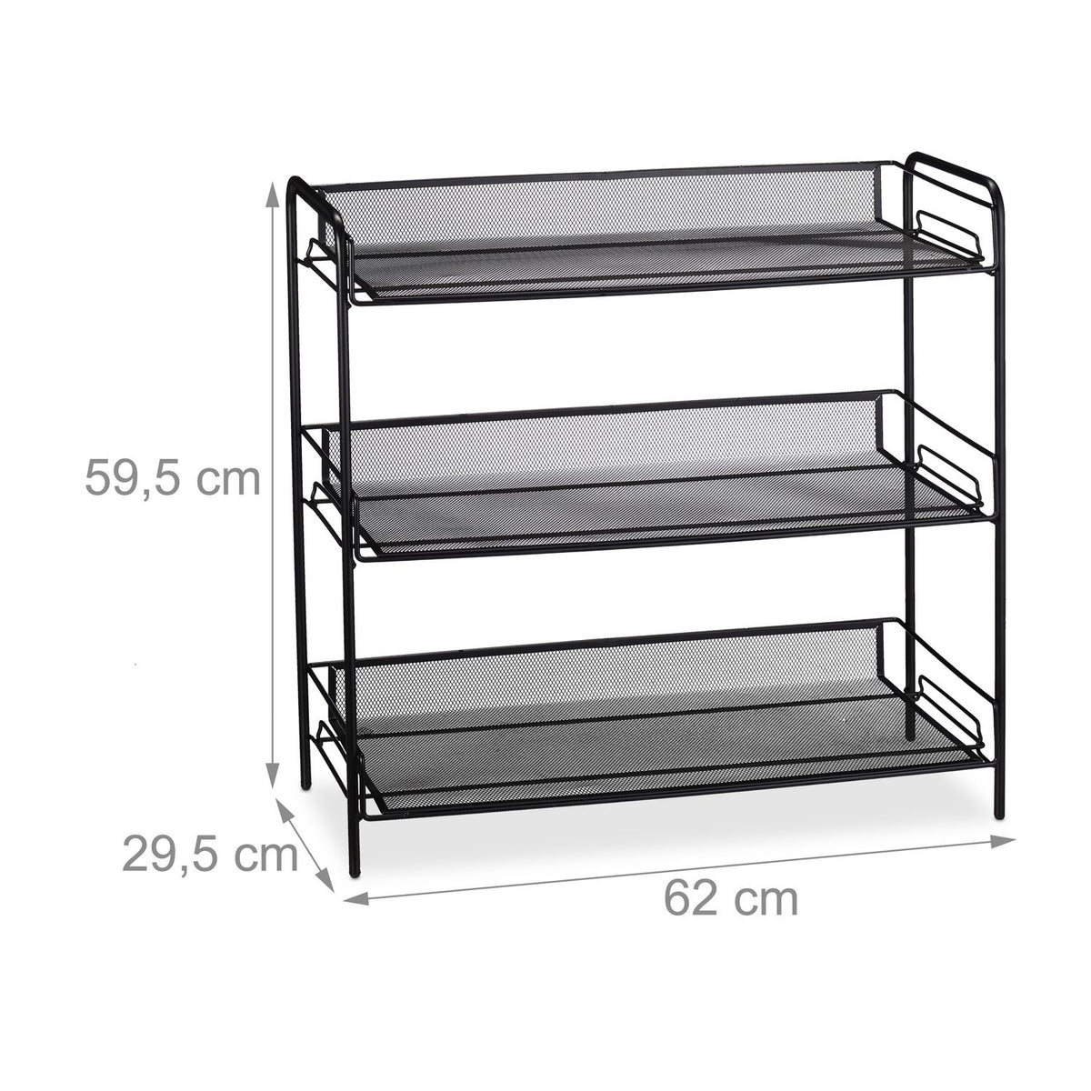 Shoe shelf with 3 shelves