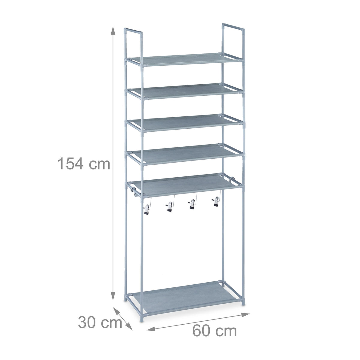 Shoe shelf with 6 shelves