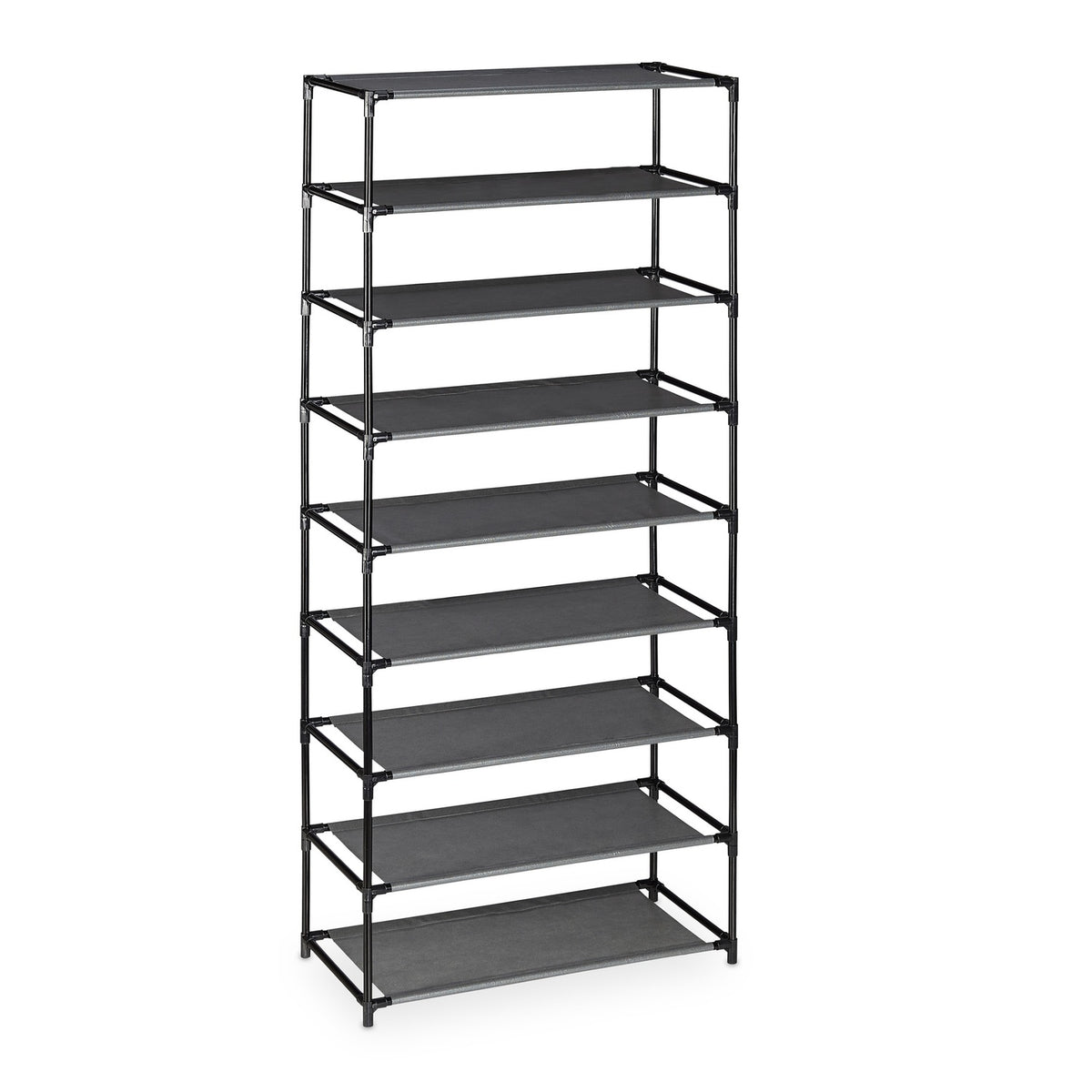 Shoe wardrobe in fabric with 8 compartments